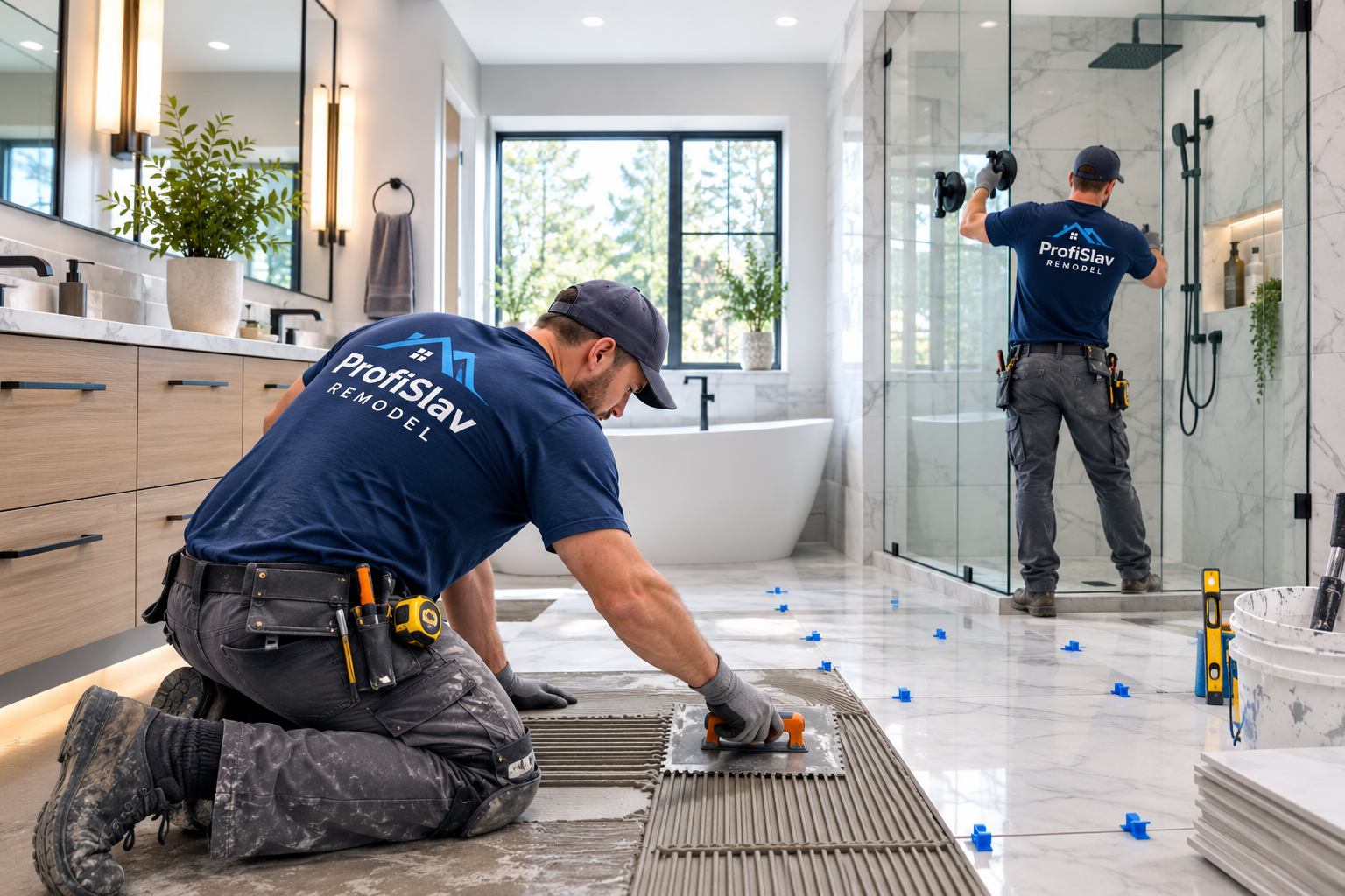 Our remodeling team at work