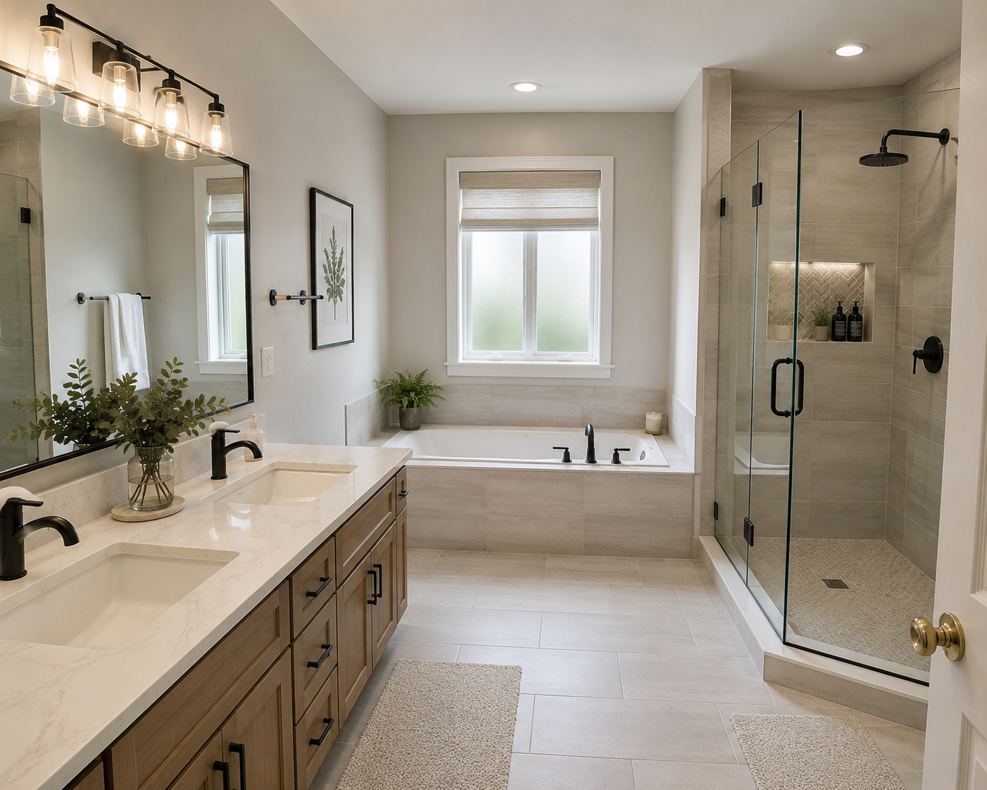 After: bathroom remodel project 2