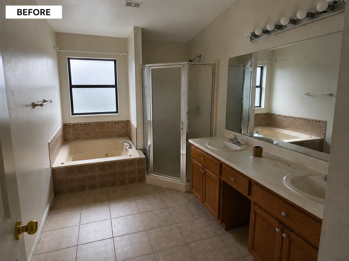 Before: bathroom remodel project 5